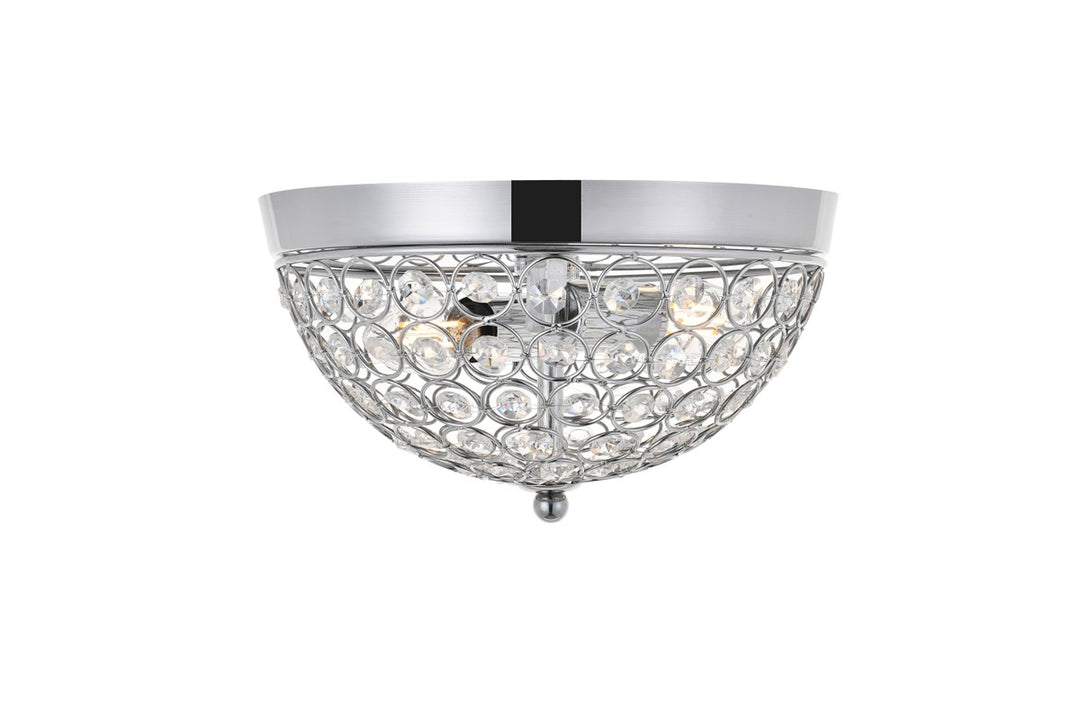 Taye Two light Flush Mount in Chrome - available from The Lighting Shoppe, trusted by Canadian homeowners