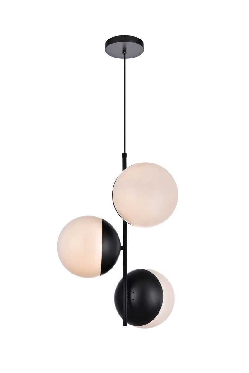 Eclipse Three Light Pendant in Black - available from The Lighting Shoppe, trusted by Canadian homeowners