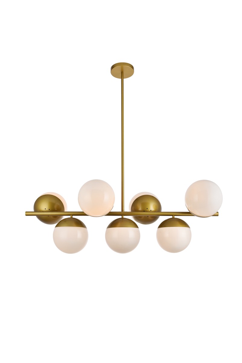 Eclipse Seven Light Pendant in Brass - available from The Lighting Shoppe, trusted by Canadian homeowners