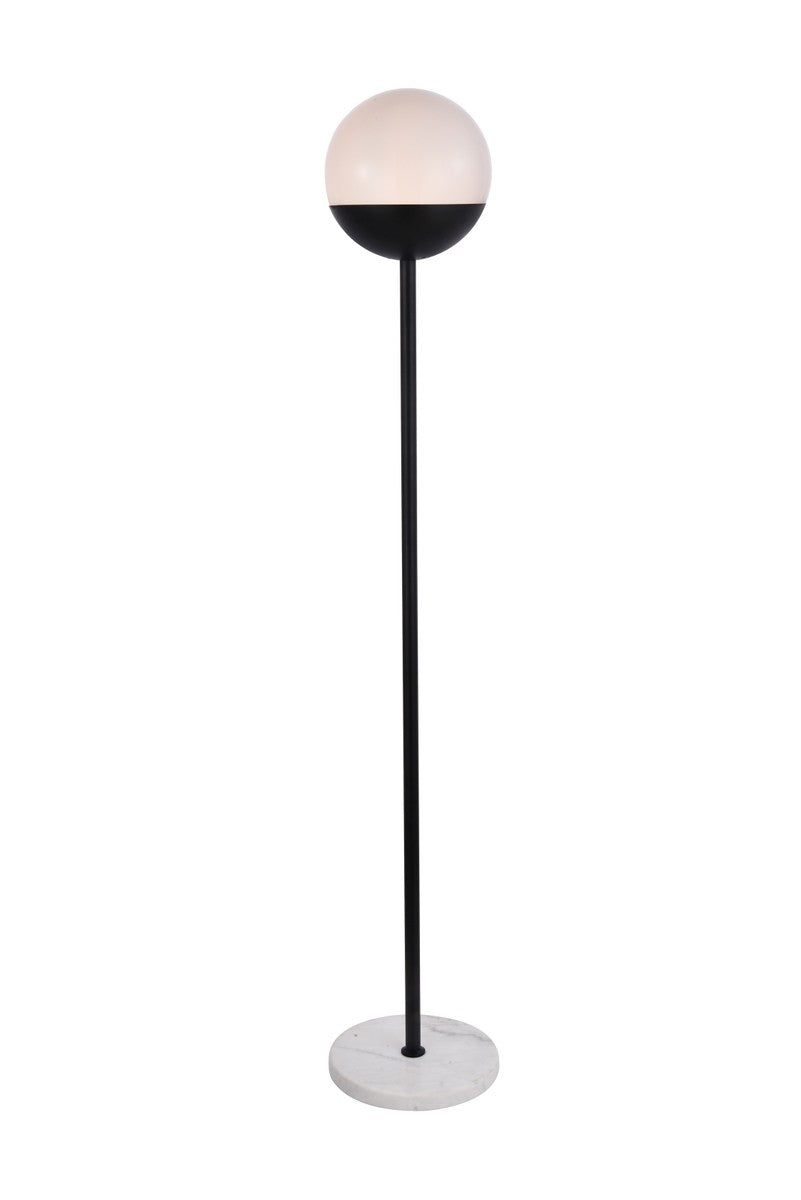 Eclipse One Light Floor Lamp in Black - available from The Lighting Shoppe, trusted by Canadian homeowners