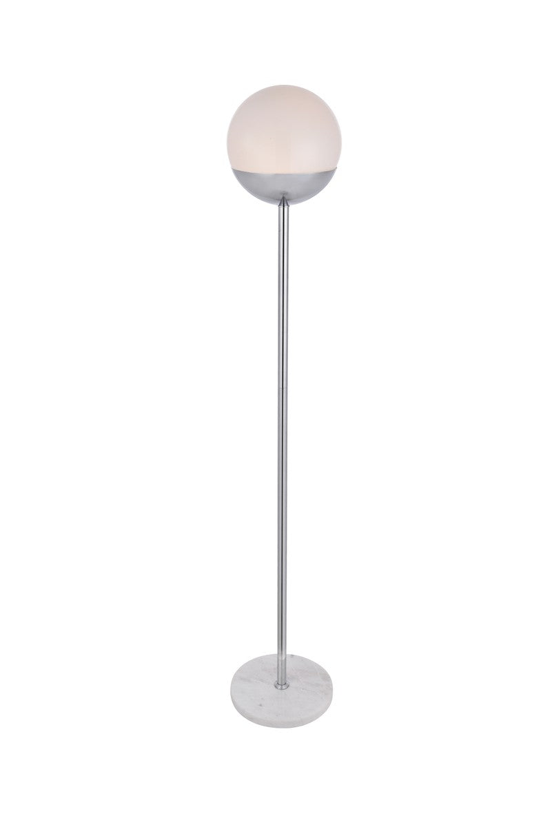 Eclipse One Light Floor Lamp in Chrome - available from The Lighting Shoppe, trusted by Canadian homeowners