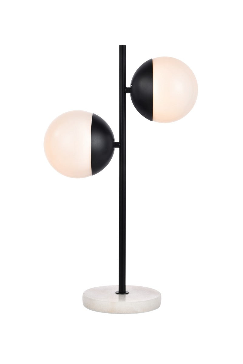 Eclipse Two Light Table Lamp in Black - available from The Lighting Shoppe, trusted by Canadian homeowners
