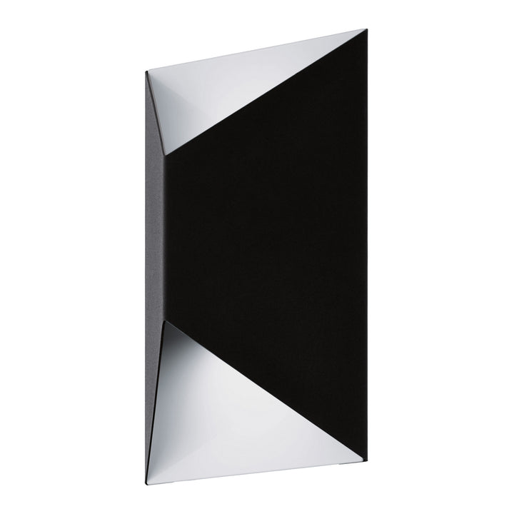Predazzo LED Outdoor Wall Mount in Matte Black & White - available from The Lighting Shoppe, trusted by Canadian homeowners