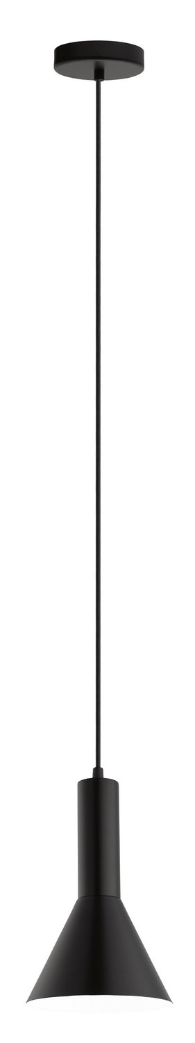 Canalello One Light Pendant in Matte Black - available from The Lighting Shoppe, trusted by Canadian homeowners