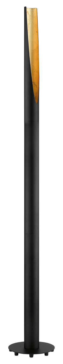 Barbotto LED Floor Lamp in Black/Gold - available from The Lighting Shoppe, trusted by Canadian homeowners