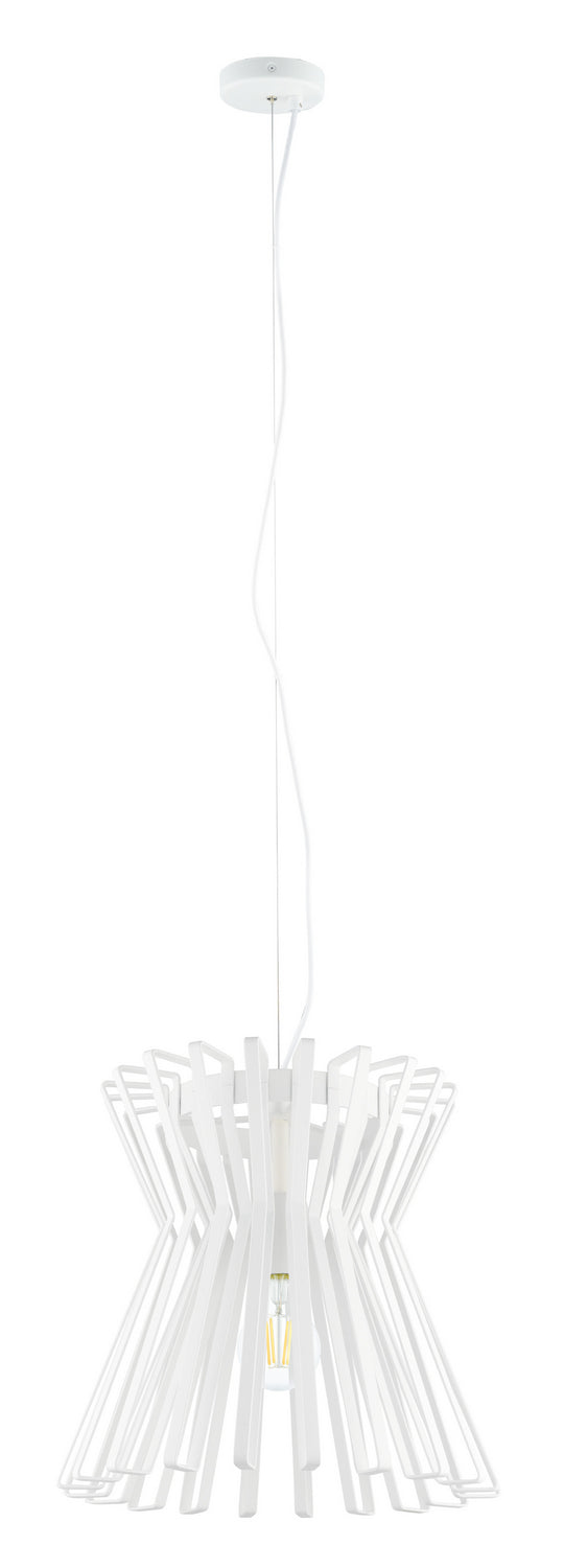Locubin One Light Pendant in White - available from The Lighting Shoppe, trusted by Canadian homeowners
