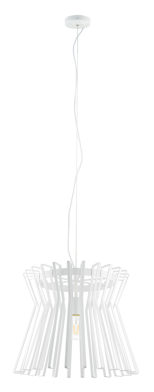 Locubin One Light Pendant in White - available from The Lighting Shoppe, trusted by Canadian homeowners