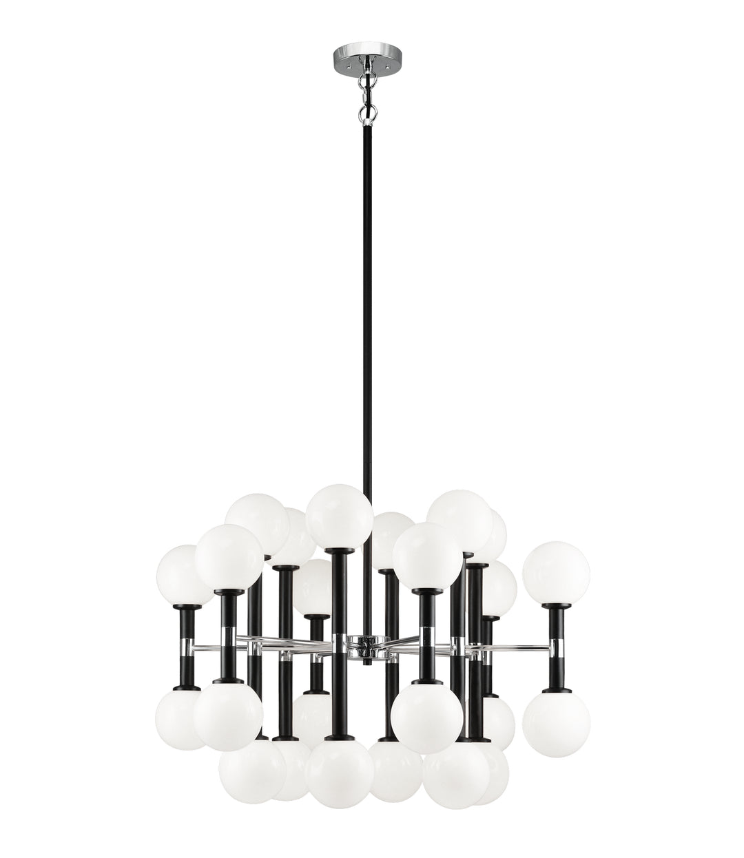 Stellar 24 Light Chandelier in Black - available from The Lighting Shoppe, trusted by Canadian homeowners