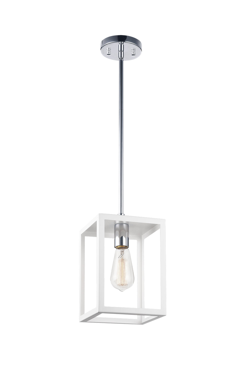 Flare One Light Pendant in White - available from The Lighting Shoppe, trusted by Canadian homeowners