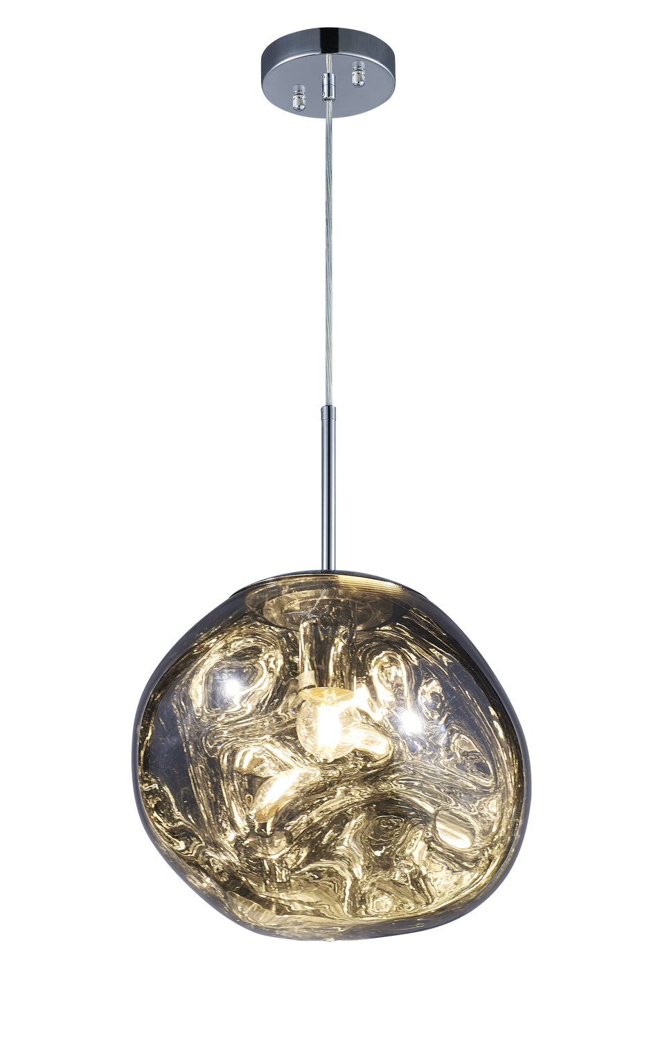 Galactic One Light Pendant in Smoke - available from The Lighting Shoppe, trusted by Canadian homeowners