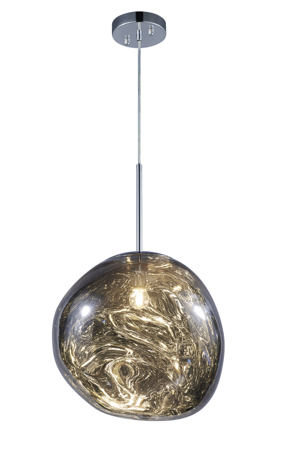 Galactic One Light Pendant in Smoke - available from The Lighting Shoppe, trusted by Canadian homeowners