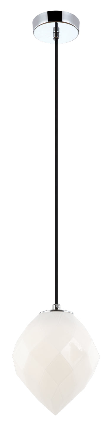 Gemma One Light Pendant in White - available from The Lighting Shoppe, trusted by Canadian homeowners