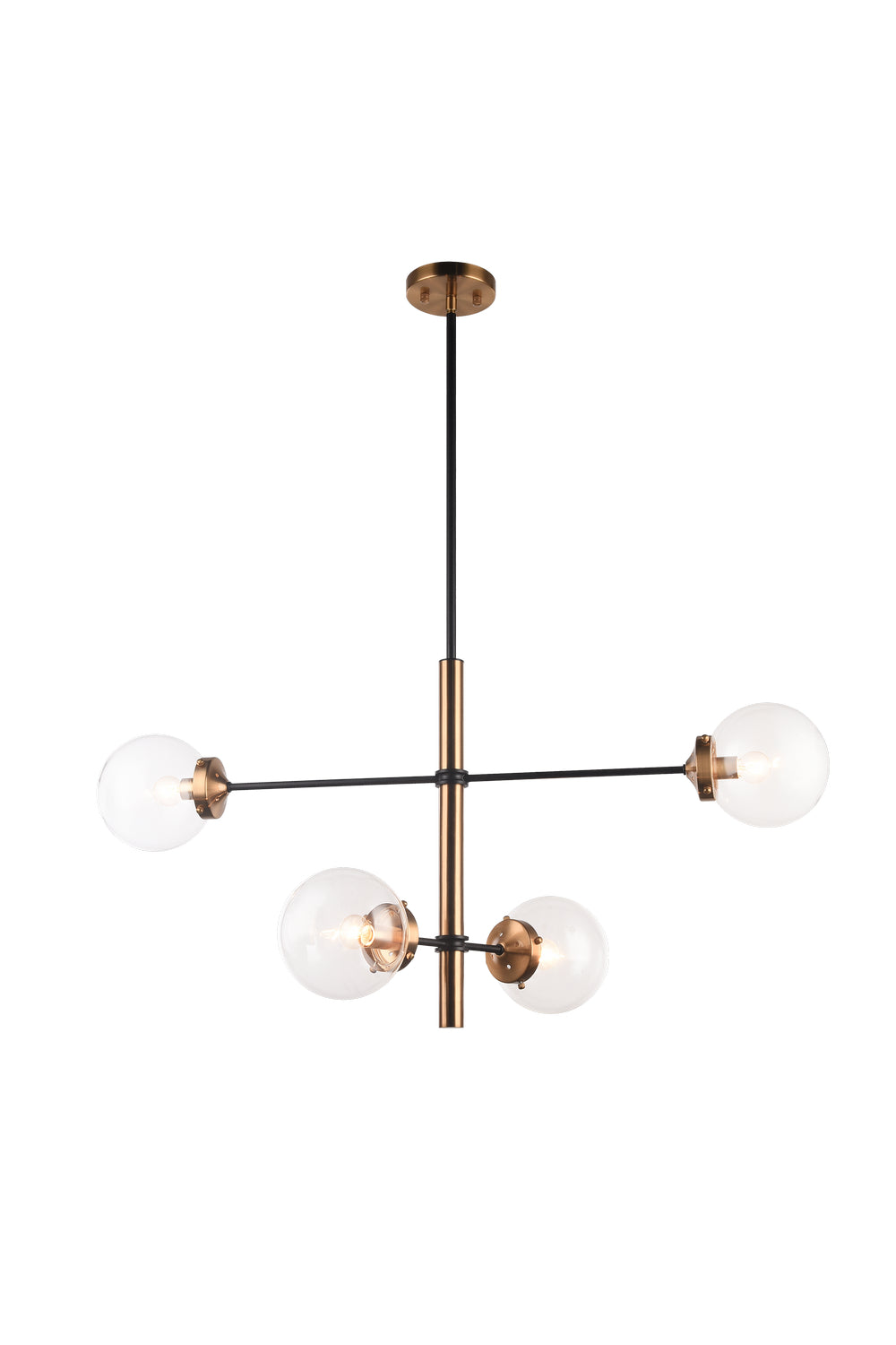 Enchant Four Light Pendant in Aged Gold Brass - available from The Lighting Shoppe, trusted by Canadian homeowners