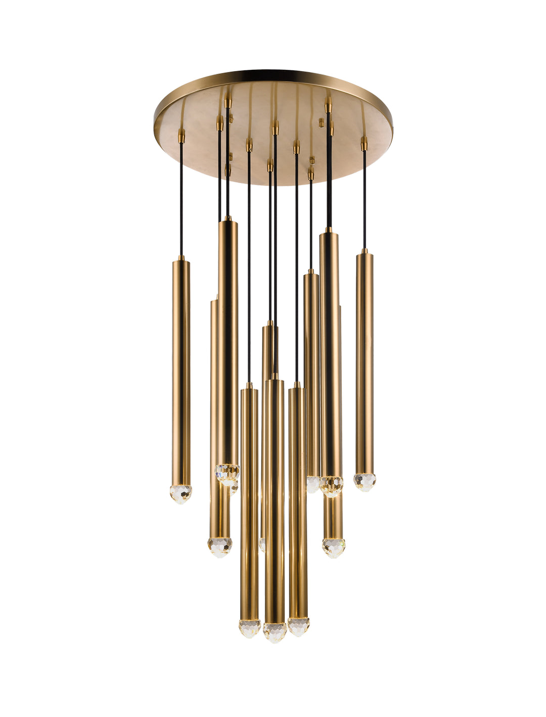 Reign LED Pendant in Aged Gold Brass - available from The Lighting Shoppe, trusted by Canadian homeowners