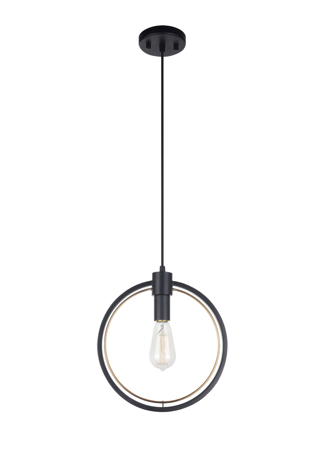 Odyssey One Light Pendant in Black - available from The Lighting Shoppe, trusted by Canadian homeowners