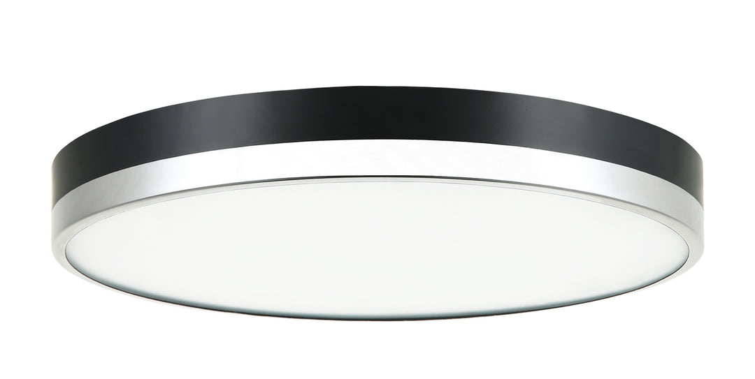 Matteo Canada - M15302BKCH - LED Flush Mount - Tone - Black & Chrome