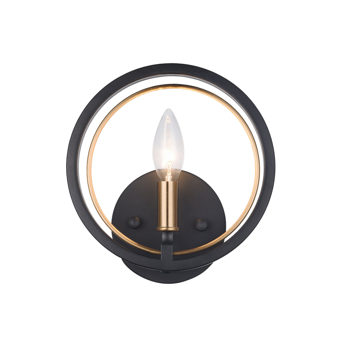 Odyssey One Light Wall Sconce in Black - available from The Lighting Shoppe, trusted by Canadian homeowners