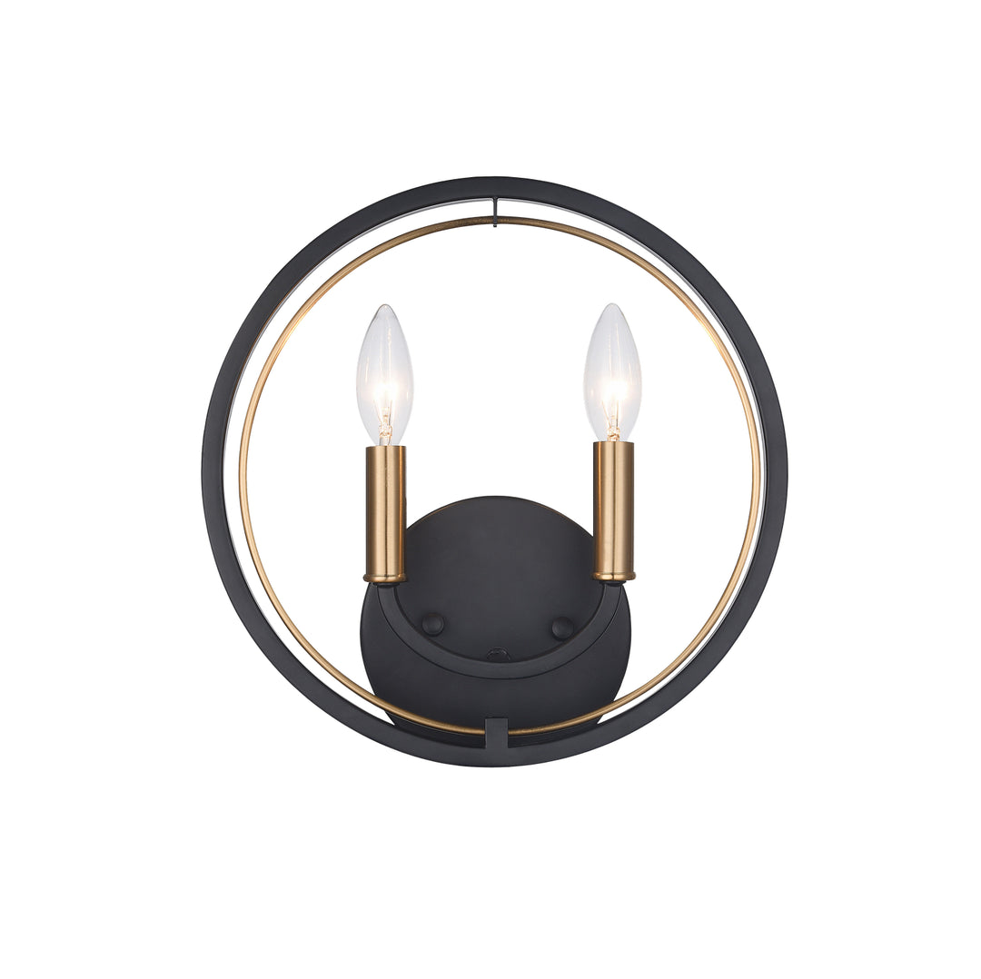 Odyssey Two Light Wall Sconce in Black - available from The Lighting Shoppe, trusted by Canadian homeowners