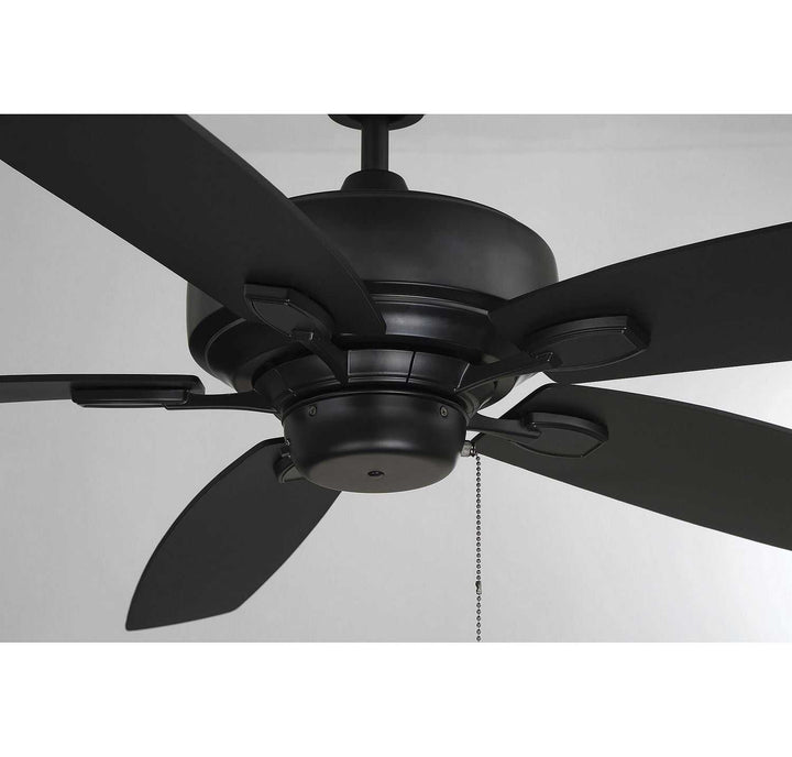 Meridian - M2016MBK - 52" Ceiling Fan - Wind Star - Matte Black