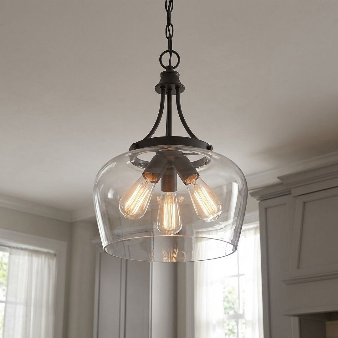 Savoy House - 7-4034-3-BK - Three Light Pendant - Octave - Black
