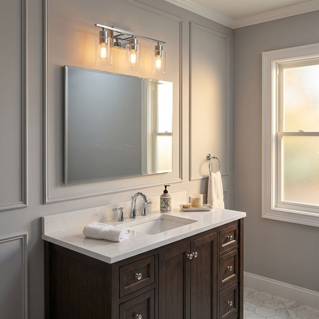 Savoy House - 8-2149-3-11 - Three Light Bath Bar - Lambert - Polished Chrome