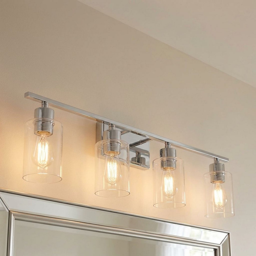 Savoy House - 8-2149-4-11 - Four Light Bath Bar - Lambert - Polished Chrome