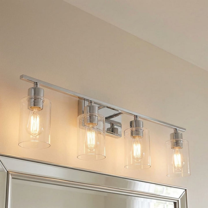 Savoy House - 8-2149-4-11 - Four Light Bath Bar - Lambert - Polished Chrome