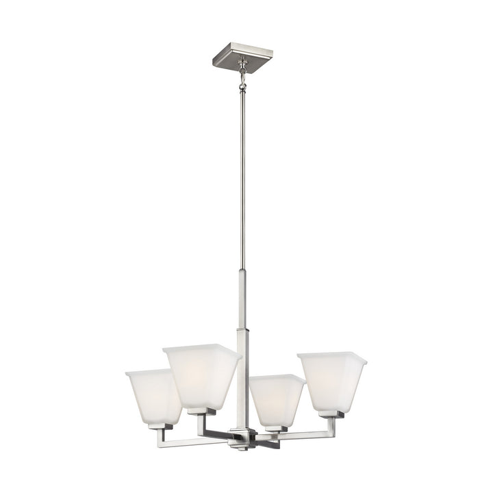 Generation Lighting Canada - 3113704-962 - Four Light Chandelier - Ellis Harper - Brushed Nickel