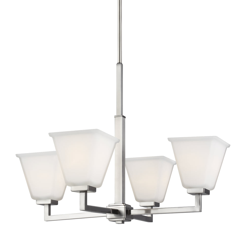 Generation Lighting Canada - 3113704EN3-962 - Four Light Chandelier - Ellis Harper - Brushed Nickel