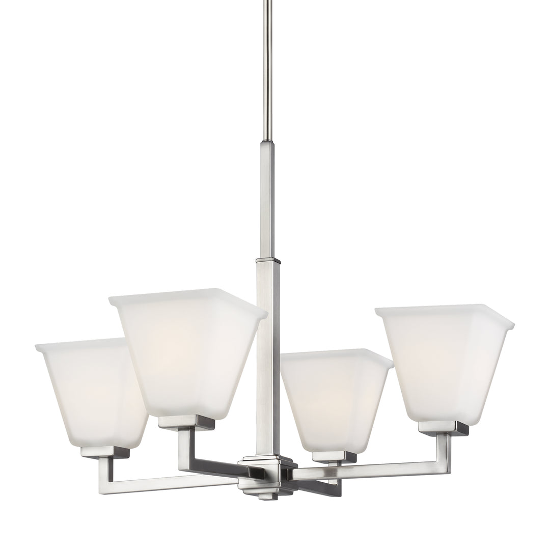 Generation Lighting Canada - 3113704EN3-962 - Four Light Chandelier - Ellis Harper - Brushed Nickel