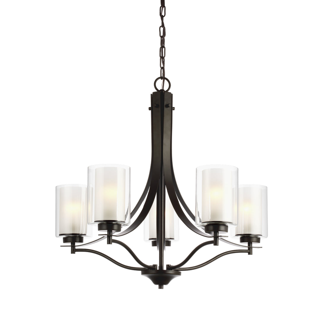 Generation Lighting Canada - 3137305EN3-710 - Five Light Chandelier - Elmwood Park - Bronze
