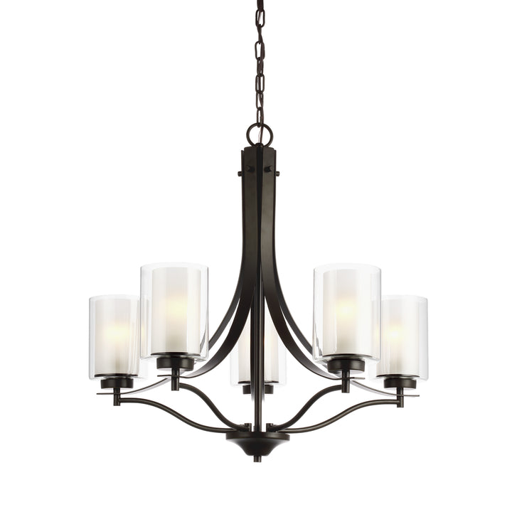 Generation Lighting Canada - 3137305EN3-710 - Five Light Chandelier - Elmwood Park - Bronze
