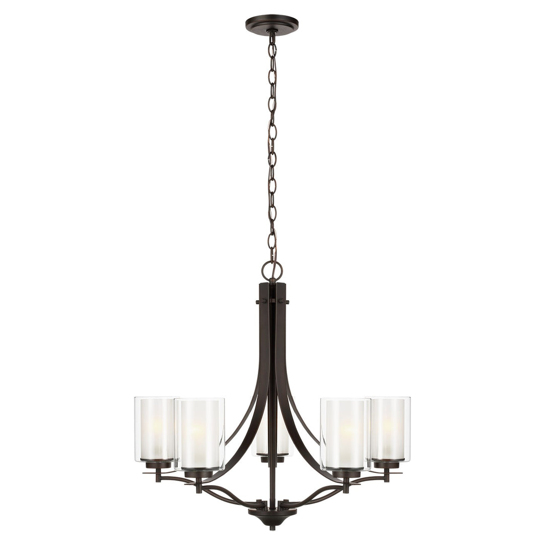 Generation Lighting Canada - 3137305EN3-710 - Five Light Chandelier - Elmwood Park - Bronze