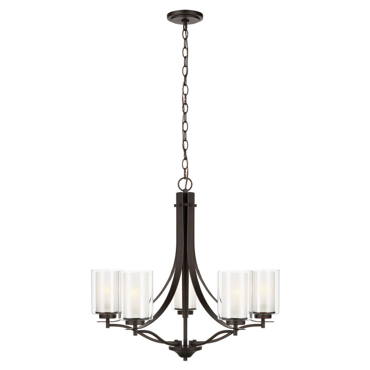Generation Lighting Canada - 3137305EN3-710 - Five Light Chandelier - Elmwood Park - Bronze