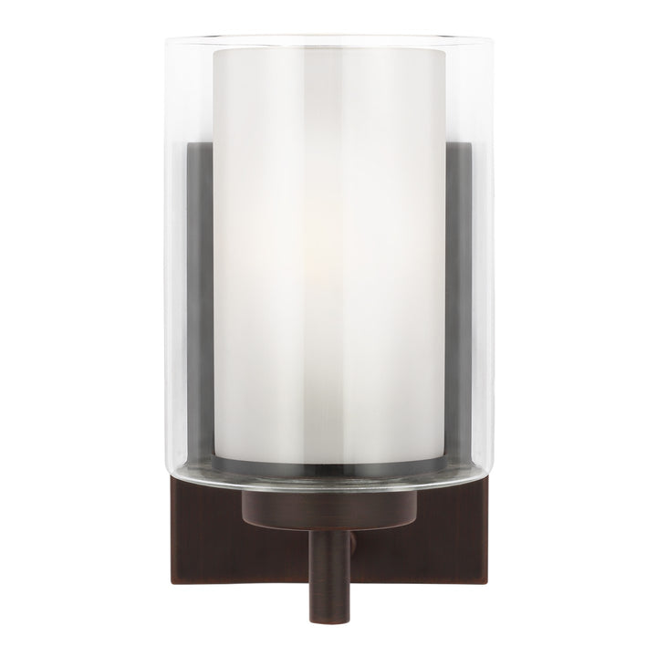 Generation Lighting Canada - 4137301-710 - One Light Wall / Bath Sconce - Elmwood Park - Bronze