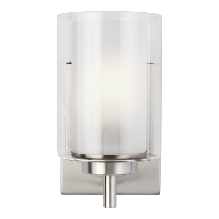 Generation Lighting Canada - 4137301EN3-962 - One Light Wall / Bath Sconce - Elmwood Park - Brushed Nickel