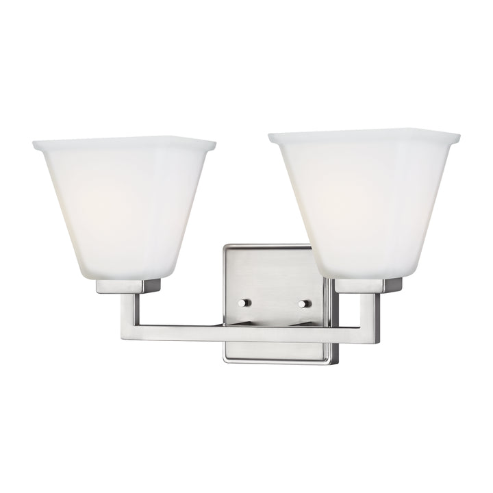 Generation Lighting Canada - 4413702EN3-962 - Two Light Wall / Bath - Ellis Harper - Brushed Nickel