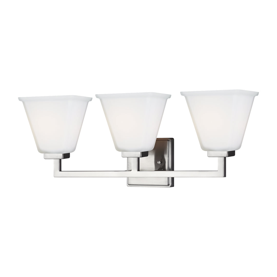 Generation Lighting Canada - 4413703-962 - Three Light Wall / Bath - Ellis Harper - Brushed Nickel
