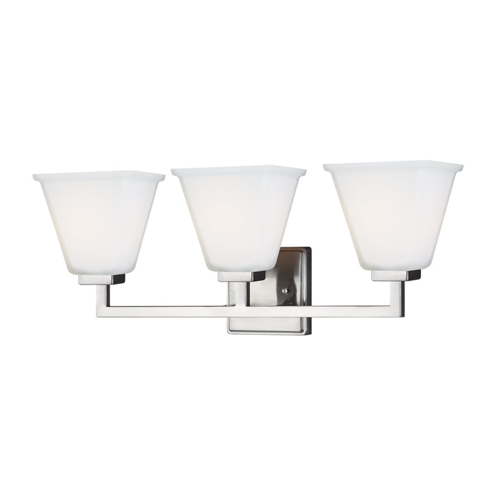 Generation Lighting Canada - 4413703-962 - Three Light Wall / Bath - Ellis Harper - Brushed Nickel
