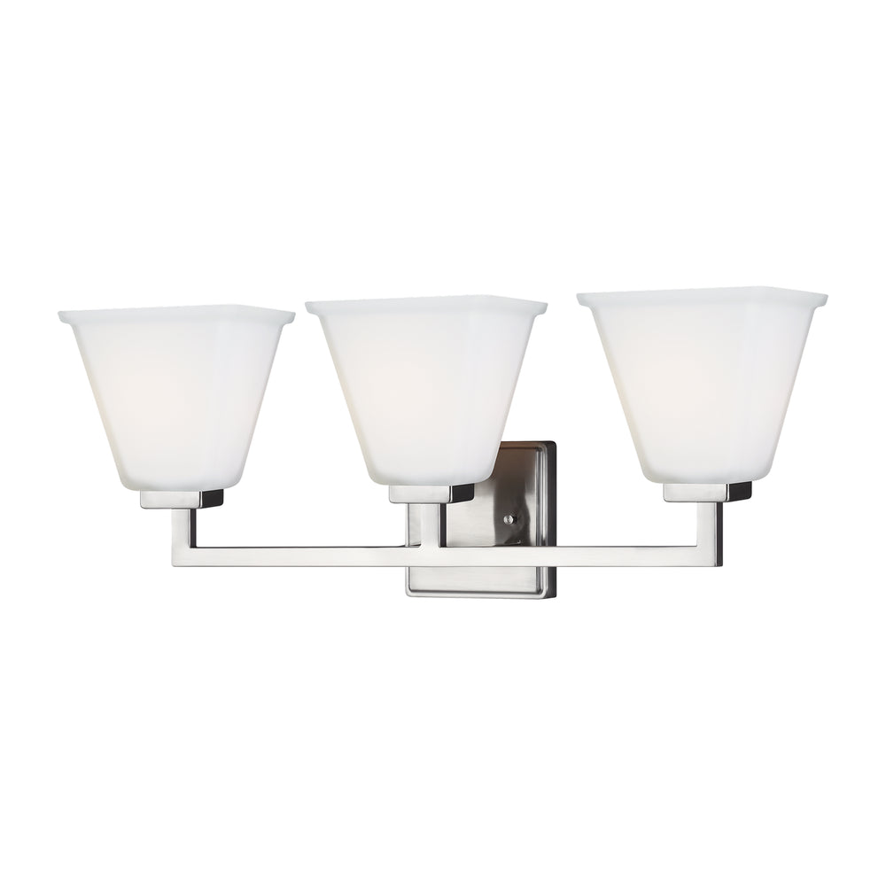 Generation Lighting Canada - 4413703EN3-962 - Three Light Wall / Bath - Ellis Harper - Brushed Nickel