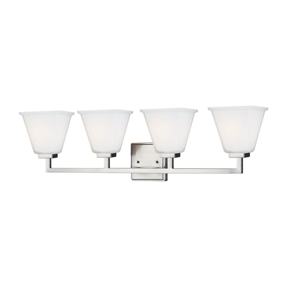 Generation Lighting Canada - 4413704-962 - Four Light Wall / Bath - Ellis Harper - Brushed Nickel