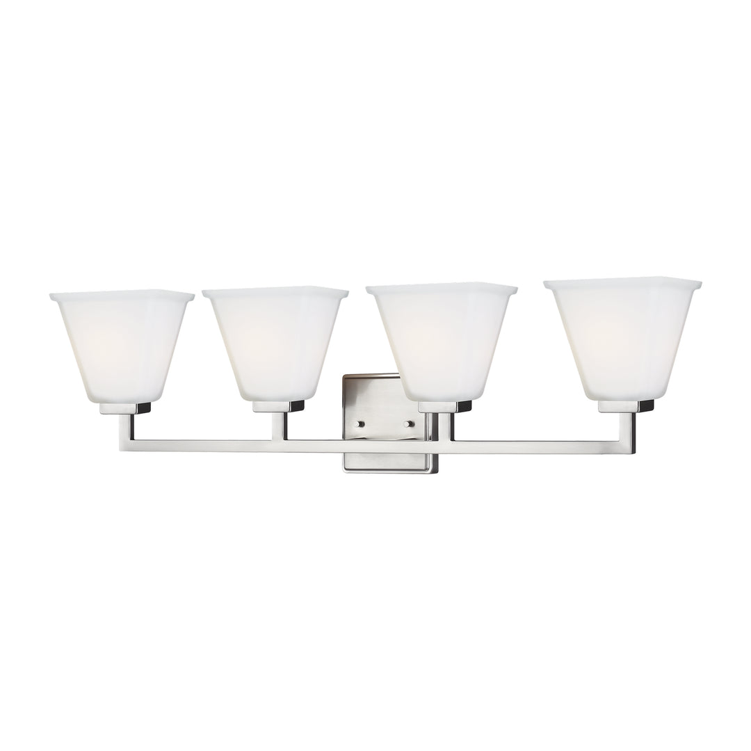 Generation Lighting Canada - 4413704EN3-962 - Four Light Wall / Bath - Ellis Harper - Brushed Nickel