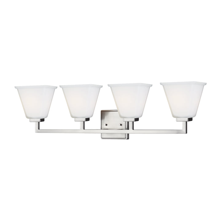 Generation Lighting Canada - 4413704EN3-962 - Four Light Wall / Bath - Ellis Harper - Brushed Nickel