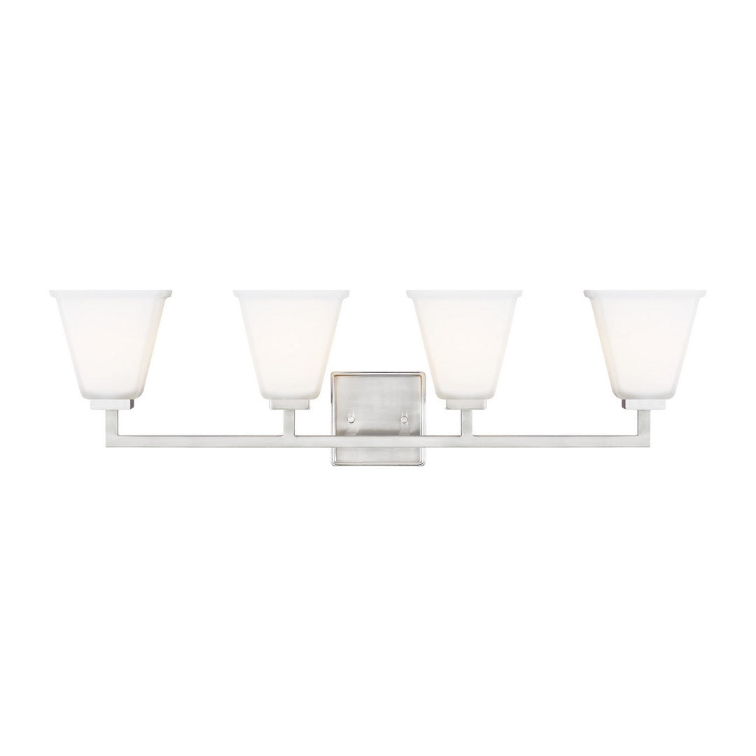 Ellis Harper Four Light Wall / Bath in Brushed Nickel - available from The Lighting Shoppe, trusted by Canadian homeowners