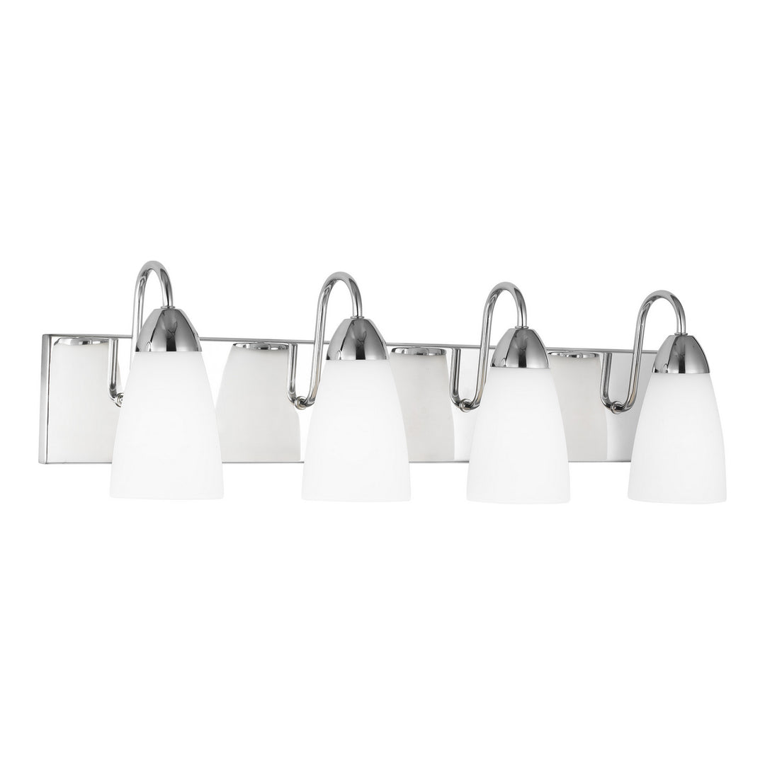 Seville Four Light Wall / Bath in Chrome - available from The Lighting Shoppe, trusted by Canadian homeowners