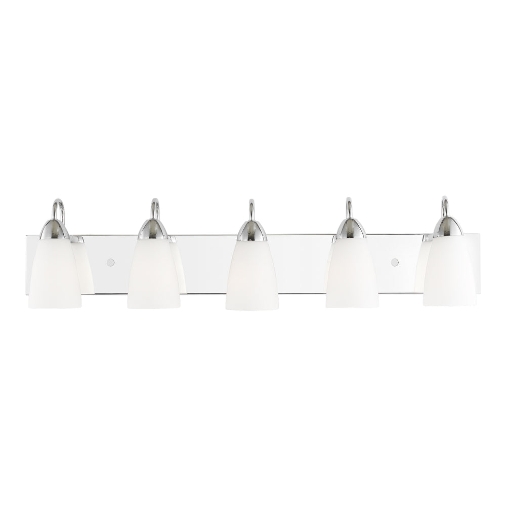 Generation Lighting Canada - 4420205-05 - Five Light Wall / Bath - Seville - Chrome