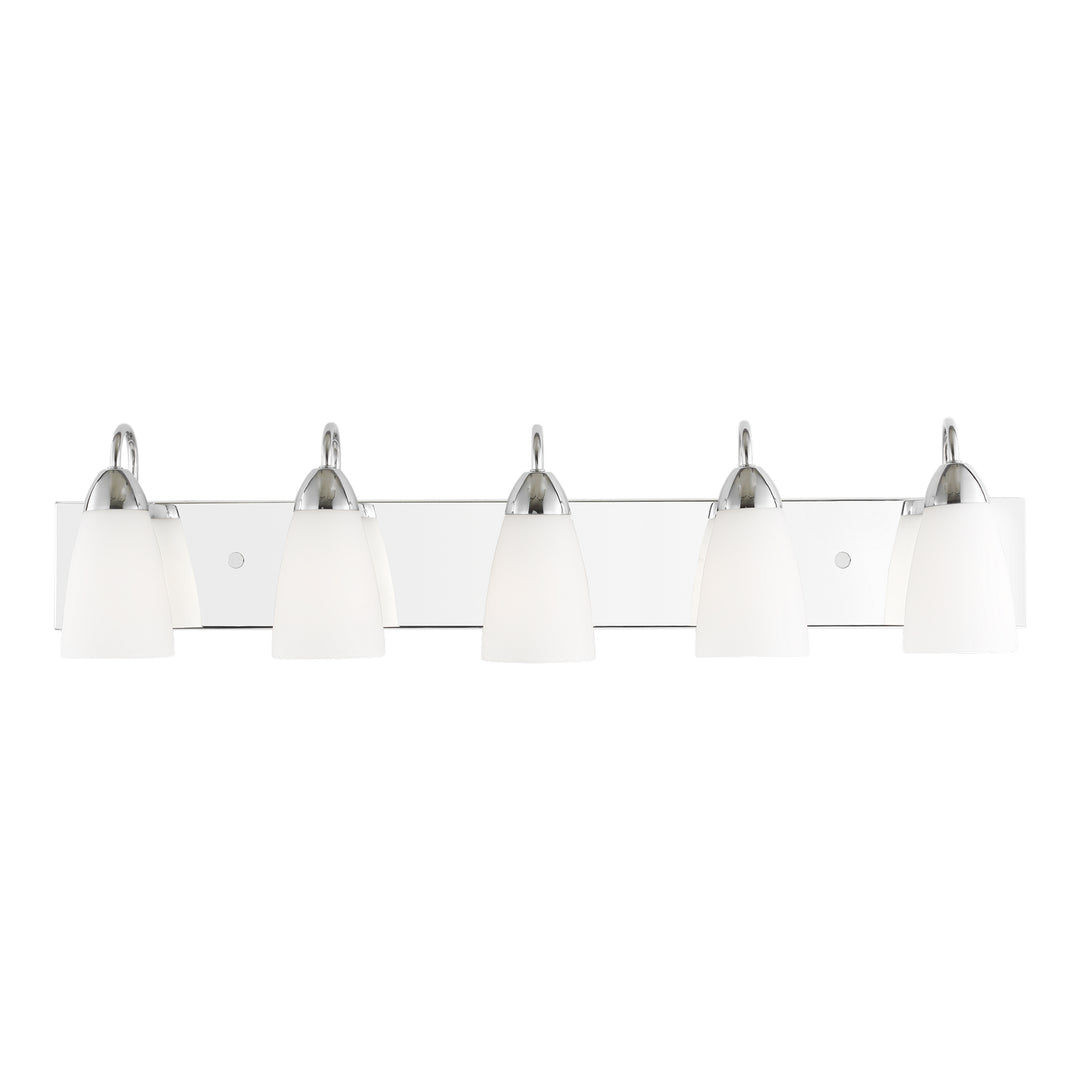 Generation Lighting Canada - 4420205-05 - Five Light Wall / Bath - Seville - Chrome