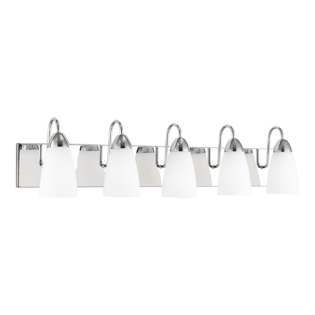 Generation Lighting Canada - 4420205-05 - Five Light Wall / Bath - Seville - Chrome