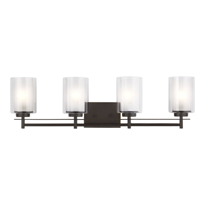 Generation Lighting Canada - 4437304-710 - Four Light Wall/ Bath - Elmwood Park - Bronze