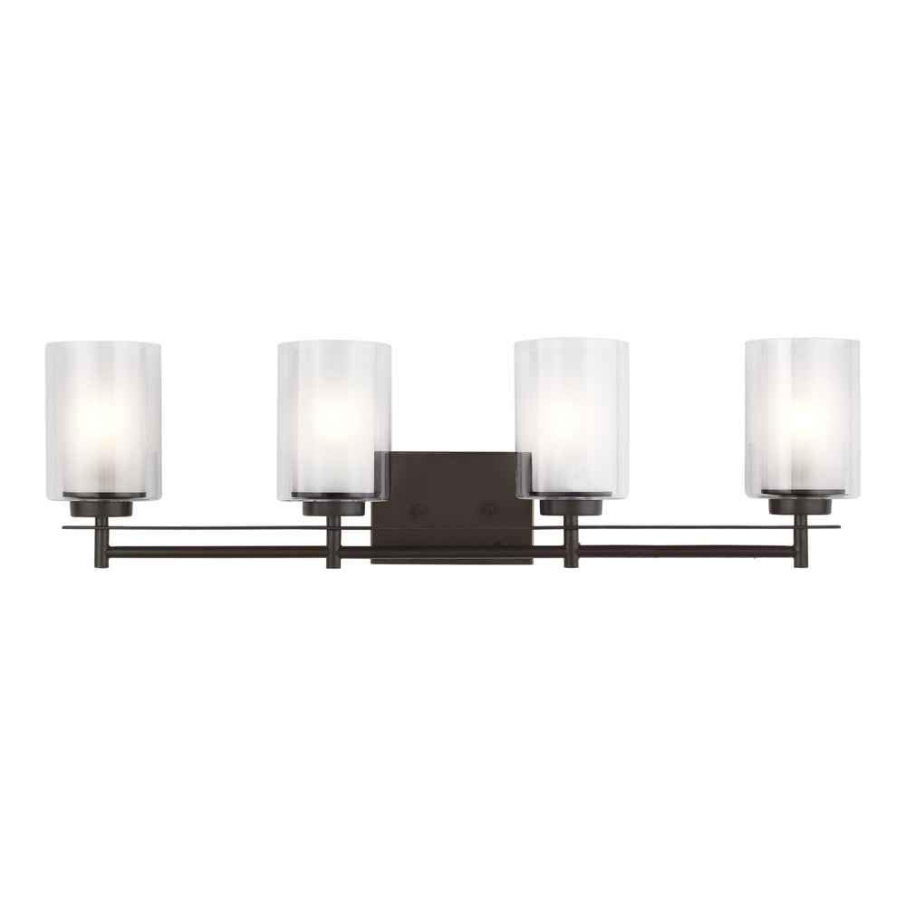 Generation Lighting Canada - 4437304EN3-710 - Four Light Wall/ Bath - Elmwood Park - Bronze
